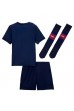 Fotbalové Dres Paris Saint-Germain Dětské Domácí Oblečení 2025-26 Krátký Rukáv (+ trenýrky)
